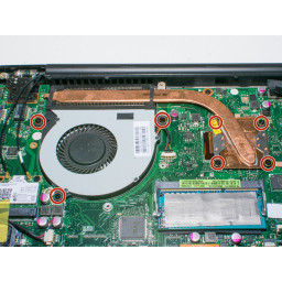 Разборка радиатора Asus Q501LA-BBI6T03