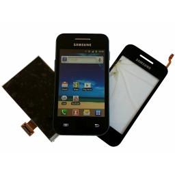 Samsung Galaxy Ace Сенсорный экран Стекло, ЖК-дисплей, Динамик, Динамик, Замена основной камеры